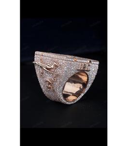 Stunning Moissanite Diamond <b>Ring</b> For <b>Men</b> With Premium Look And Exceptional Brilliance In Stylish Setting From India - Product Image 3