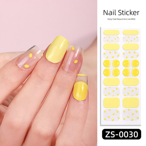 Pétalos originales personalizados 2026 Primavera Transparente Estilo floral Uñas finas Manucure Sticker - Product Image 3