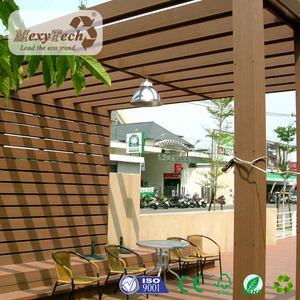 סין מודרני עץ פלסטיק <span class=keywords><strong>composite</strong></span> wpc פרגולה - Product Image 3