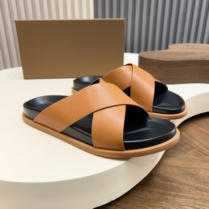 High Quality Men's Home Waterproof <b>Slippers</b> Thick Bottom Cushioning Casual Shoes Summer Outdoor Beach Sports <b>Slippers</b> - Product Image 1