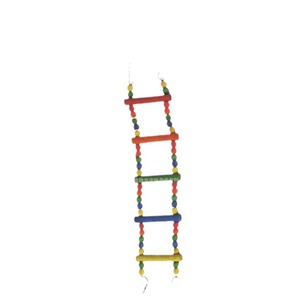 Juguete de Madera Ecológico para Pájaros, Escalera Colorida para Masticar, Alivia el Aburrimiento y la Depresión en Mascotas, Venta al por Mayor de Fábrica - Product Image 3