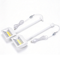 Projecteur LED à bras long 110V 240V, idéal pour les publicités murales de fond et les stands d'exposition de bijoux, lampe d'exposition 100W 70W