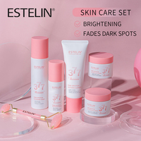 Vente en gros ESTELIN, ensemble de soins de la peau à la niacinamide, marque privée, pour estomper les taches et éclaircir la peau, ensemble de soins de la peau nourrissant, éclaircissant et anti-âge