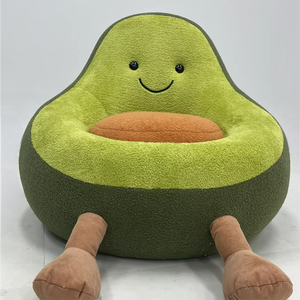 Serie de diseño de forma de fruta, muebles suaves para salón, decoración para sala de estar, tapicería de tela con aspecto de aguacate, sofá individual, silla - Product Image 3