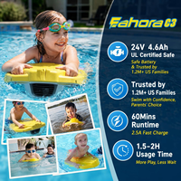 Planche de surf électrique flottante pour enfants avec système de moteur étanche, légère, pour l'entraînement aquatique