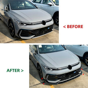 Spoiler Lip Divisor de Parachoques Delantero en ABS Negro Carbón Compatible con VW <span class=keywords><strong>Golf</strong></span> MK8.5 <span class=keywords><strong>R</strong></span> <span class=keywords><strong>Line</strong></span> GTI 2024+ Kit de Carrocería Exterior Accesorio de Estilo para Coche - Product Image 5