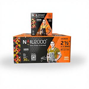 Clavos Comunes de Acero Pulido de Alta Resistencia con Cabeza Antideslizante para Estructuras y Cubiertas - Product Image 1