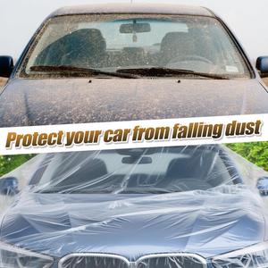 Housse de voiture jetable transparente en PE, sac étanche à la poussière pour garage extérieur d'urgence en cas d'inondation - Product Image 6