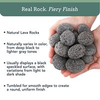 Pierres de lave naturelles rouges/noires de haute qualité, roches volcaniques, résistantes au feu, écologiques, pour foyer extérieur