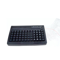 Teclado POS programable con USB PS2, 60 teclas, con lector MSR, Sistemas POS, gran oferta, 2023