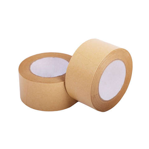 70gsm Kraft Paper Tape Thicker ECO-friendly Gummed Printing Waterproof Carton Sealing Single Sided Acrylic Adhesive Packing Tape