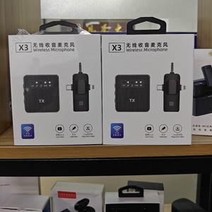 X3 Wireless <b>Microphone</b> 2.4G <b>Bluetooth</b> Lavalier For Live Streaming Recording Interviews Meetings - Product Image 5