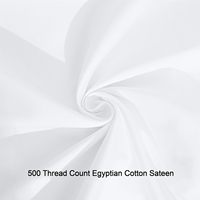 Taies d'oreiller standard en coton, housses de coussin en coton 20x26, lot de 2 taies d'oreiller Oxford super douces et respirantes 20x26 pouces, blanches