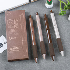 Ручка для школьных канцелярских принадлежностей, ультра мягкая ручка для ручки, ручка для студенчества, ручка для печати в нейтральном положении, шариковая ручка 0,5 мм, канцелярские принадлежности для школы 4 цветов - Product Image 6