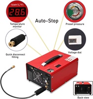 Compresseur d'air PCP 12V 4500psi 300bar 30MPa avec arrêt automatique, haute pression 4500psi 12V 300bar pour paintball