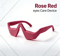 Masseur oculaire à micro-courant et lumière rouge, disponible en plusieurs couleurs, outil personnel de soin des yeux à domicile pour estomper les cernes
