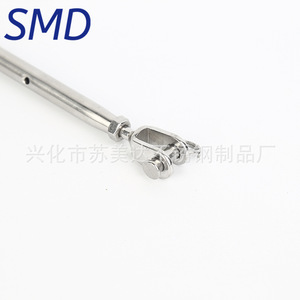 Smd Fork Type Steel <b>Wire</b> Rope Quick Connector Stainless Steel Threaded Connection Stair Rail Terminal Accessory - Product Image 5