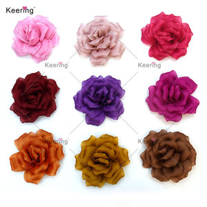 ガーズシフォンフラワー3Dアップリケパッチ,WBF-232 Keeringカラフル手作りアクセサリーウェディングドレス用 - Product Image 4