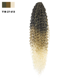 Cabello Sintético al por Mayor Ruso de 24 Pulgadas, Ondulado Profundo, para Trenzas de Ganchillo, Cabello a Granel, Rizado Ariel, Ondas Oceánicas - Product Image 5