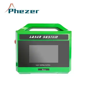Draagbare Mini 20W 30W Laser Graveur Marker Handheld Fiber Laser-markering Machine Op Staal Plastic Banden