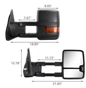 Espejo Retrovisor Eléctrico con Calefacción XMAXVISION 2007-2017 para Camioneta, Lateral y Trasero, Negro, Nuevo - Product Image 3