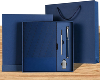 Vente directe usine – Ensemble carnet A5 personnalisé en similicuir souple avec stylo métallique et clé USB – Journal d'affaires – Cadeau d'entreprise avec logo personnalisé