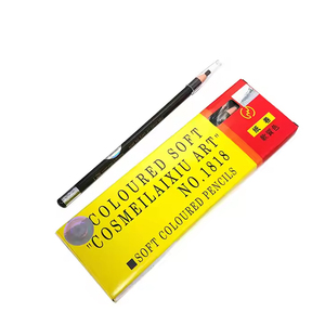 Waterproof <b>Wooden</b> Eyebrow Pencil 12pcs <b>Box</b> Natural Brown Dark Brow Mapping Makeup <b>Tool</b> - Product Image 2