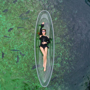 मिico कारखाने की बिक्री पूरी तरह से पारदर्शी 2 ~ 3 व्यक्ति karka प्लास्टिक रोइंग नौकाओं पारदर्शी कैन्यो - Product Image 4