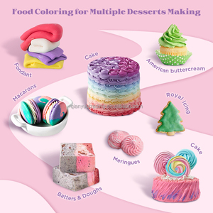 Vegan Friendly Más vendido 46 colores Vibrant Gel Color Set 20ml <span class=keywords><strong>Ingredientes</strong></span> alimentarios Geles de color Gel colorante alimenticio a base de aceite para hornear - Product Image 4