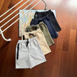 Shorts de sport pour <span class=keywords><strong>homme</strong></span> en coton tricoté, style crochet, multicolores, avec logo sur la couture latérale et cordon de serrage, nouvelle collection été 20SS - Product Image 1