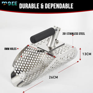 SeeMore 140cm tamis détachable décorticage <span class=keywords><strong>plage</strong></span> peignage nettoyage sédiments dragage neige pelles tamis <span class=keywords><strong>plage</strong></span> sable râteau à <span class=keywords><strong>puces</strong></span> - Product Image 6