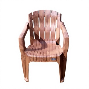 Easy to Clean Maintain Foldable Arm <b>Plastic</b> <b>Dining</b> <b>Chairs</b> for Home Furniture Home Event Outdoor Use Modern Style Exported India - Product Image 3