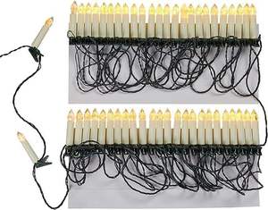 Bougies <span class=keywords><strong>LED</strong></span> d'extérieur pour sapin de Noël Installation facile pour fête d'anniversaire Fête de Noël Arbre de Noël en cire - Product Image 6