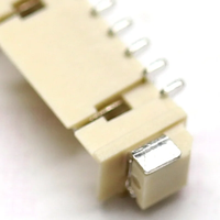 Échantillons gratuits espacement 1.25mm hauteur 4.7mm Positions 02p-16p plaquette connecteur SMT à angle droit à une rangée pour carte PCB