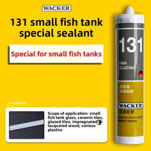 Duits Wacker 121 <span class=keywords><strong>Aquarium</strong></span> Glas Kleefstof-<span class=keywords><strong>Aquarium</strong></span> Gespecialiseerd 131 Zure Sneldrogende Sterk Transparante Waterdichte Kit - Product Image 5