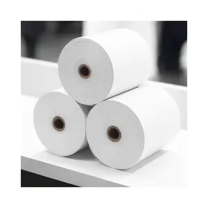 Vente en gros rouleau 57mm X 80mm 80X70mm rouleau de papier thermique caisse enregistreuse avec prix bon marché pour imprimante POS rouleau de papier thermique POS