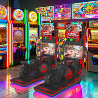 Machines de jeu vidéo d'arcade de course automobile pour enfants à monnayeur, en métal et plastique, pour parcs d'attractions et centres commerciaux, en promotion
