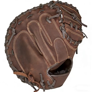 Guante de Béisbol Profesional de Cuero Genuino con Palma Reforzada de 32 Pulgadas para Competencia de Béisbol Estándar de la MLB, Listo para Usar - Product Image 2