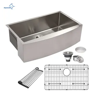 China Farmhouse Sink White 30" Kitchen Sink Single Bowl Fireclay Apron Front Farm Sink Basin For Sale