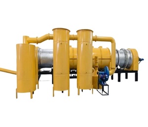 โรงงานผลิตชีวถ่านแบบแบตช์เชิงพาณิชย์ VEERA BP 100 C ระบบกลั่นแบบแห้งในสภาพแวดล้อมไร้อากาศแนวนอน กำลังการผลิต 100 กก./ชม. จากไม้ - Product Image 1