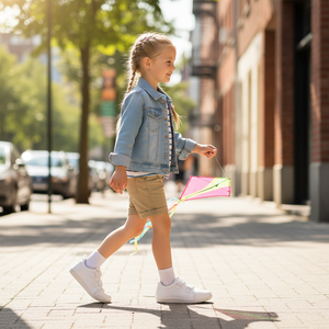 Chaussures en microfibre souples, légères, respirantes et confortables pour filles, enfants et tout-petits ZZFABER - Product Image 2