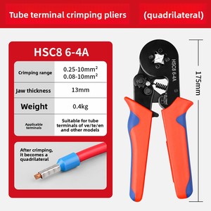 HSC86-4A Châu Âu DIY thiết bị đầu cuối Uốn Tóc bồng Kìm Hot Bán 0.25-10 mét Đồng AWG7-23 với OEM tùy biến hỗ trợ - Product Image 5