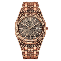 Montre Homme de Luxe à Quartz – Vente en Gros, Tendance, Unique, Classique, Personnalisée, Style Affaires, Rétro