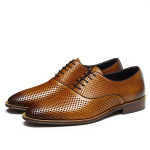 Zapatos de Hombre de Última Moda Otoñal, Estilo Retro Británico, Punta Puntiaguda, Punta Redonda, Casual de Negocios - Product Image 6