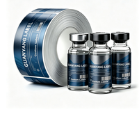 Étiquettes personnalisées en vinyle imperméable pour flacons de peptides, pour flacons cosmétiques de 2 ml et 10 ml, en vrac, pour poudre de peptides