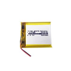 แบตเตอรี่ลิเธียมโพลิเมอร์แบบชาร์จได้ 343035 320mah 3.7v - Product Image 1