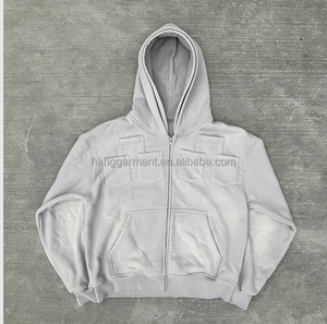 Sudadera con capucha vintage personalizada para hombre, lavada al ácido, 100% algodón, con logo personalizado impreso digitalmente, efecto desgastado por el sol, para hombre. - Product Image 2
