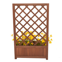 Grosir Pabrik penanam taman kayu penanam Rosewood untuk tanaman bunga sayuran dengan pagar
