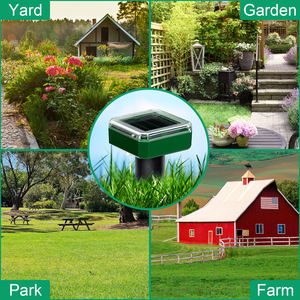 Repelente de topos solar <span class=keywords><strong>para</strong></span> disuasión de animales ultrasónica de jardín con control de plagas sin <span class=keywords><strong>veneno</strong></span> de carga automática solar - Product Image 4