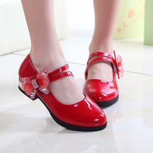 Nuove Scarpe Nere in Pelle PU per Ragazze 2026, Scarpe da Principessa per Ragazze Grandi, Scarpe con Fiocco per Esibizioni Scolastiche - Product Image 2